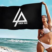 Rock Band L-Linkin Park Microfiber Beach Towel Absorbent Quick Dry Soft Yoga Swimming Resort Mountain Climbing Towel Cotton 30x30cm