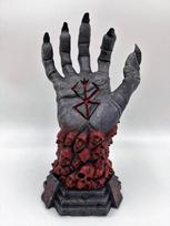Berserk Figure Hand of God Statue Anime Handcraft Resin Ornament Halloween Skeleton Figurine Craft Desk Decoration Scary Props (as the picture,L)