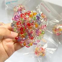 Ledukų karoliukų minkšti kamuoliukai - Super minkštas mochi žaisliukas nerimui malšinti ir atsipalaidavimui su lėtai atšokančia tekstūra