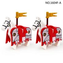 Medieval Action Figures Building Block Castle Militia Knights Templar Roman Infantry Soldier Crusader Sparta Warriors Brick