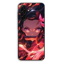 Case For Samsung Galaxy A17 Demon Slayer Nezuko Kamado Manga anime Maniacase juoda