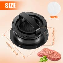 Meat Pie Press Maker Burger Press Hamburger Meat Tool Adjustable Manual Burger Meat Pie Maker for Kitchen Baking BBQ Grill Tool