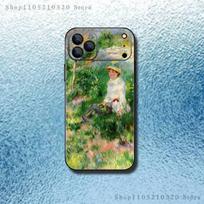 Pierre A-Auguste R-Renoir Phone Case For iPhone 17,16,15,14,13,12,11,Pro,Max,Plus,E,SE4,Air,Mini Black Soft Funda iPhone17