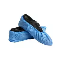 Vienkartiniai antbačiai MProtect Standard, CPE, mėlyni, dydis 15x41cm, 100vnt