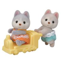 Sylvanian Families Dolls ST Mark Certified Ages Toy Dollhouse Sylvanian Families Epoch [Husky Twins] E-117 3+ Co., Ltd.