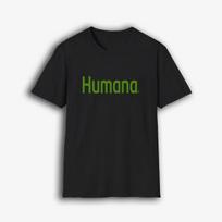 t shirt men Humana black Logo T-Shirt  S-5XL L