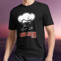 New Shirt BURGER Chef Active Logo T-Shirt Funny Size S to 5XL XL