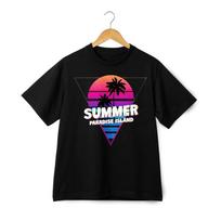's 100% Cotton Houses & Humans T-Shirt - Fantasy Dragon & Game Board Design with XS