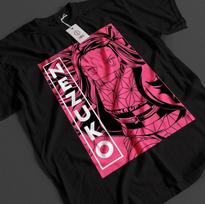 Demon Slayer Shirt Nezuko TShirt Tanjiro KNY Anime Zenitsu Top Akaza Muzan Tee S