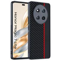Applicable to Honor Magic7Lite mobile phone case Carbon fiber Kevlar pattern all-inclusive ultra-thin Magic 7Pro protective case honor magic7lite