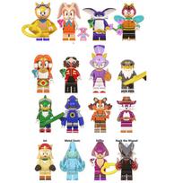 (16 vnt. Sonicas Ežys-B) 24VNT Sonic the Hedgehog Minifigūrėlės Vaikų Žaislas Dovana 8PCS Sonic The Hedgehog-A