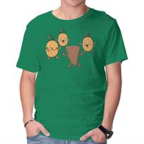 Unisex Crew Neck T-Shirt Hold The Pineapples Graphic Short Sleeve Casual Tee M
