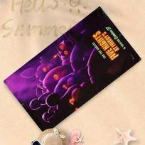 Fnaf Five-Nights-At-Freddy Microfiber Blanket Quick Drying Beach Towels Oversized Printing Super Absorbent Pool Towel Blanket Cotton 30x30cm
