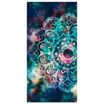 Beach Towel Mandala Digital Printed Water Absorbing Quick Drying Swimming Microfiber Anti-Static Square 50x100cm