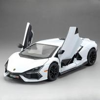 1:24 Lambor Countach LP500S Revuelto Miniature Sports Car Model Diecast Alloy Toy Doors Opened Sound Light Vehice Christmas Gift