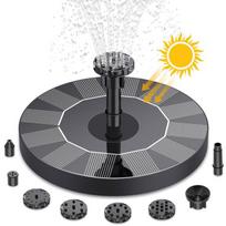 3.5W Solar Fountain Pump DIY Solar Panel Fountain with 4.9FT Water Pipe Pump for Bird Bath Garden Decoration Pets Drinking Pon