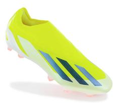 adidas X Crazyfast Elite LL FG Laceless - Men's Football Boots Studs Yellow IG0612 ORIGINAL EU 40 UK 6.5