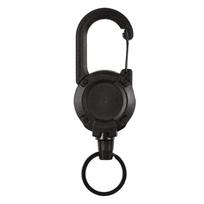 Portable Retractable Buckle Keychain Carabiner Badge Holder Portable Telescopic Anti Lost Keychain Clip Camping Accessories juoda