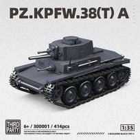 Third-party 300001 building block 38T-A light tank military assembly fully printed toy gift
