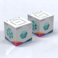3D Intelligence Magic Cube Puzzle Block Puzzle Reduced Pressure Toy Gift Cross-border Explosive Children Colorful Cube 5x5x5cm žalia