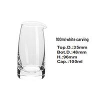 150ml Glass Baijiu Decanter with Scale – Compact Household Liquor Pot, 100ml, Handleless Design 101-200ml
