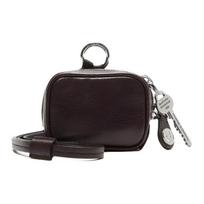 Acne Studios Camera Clip Classic Calfskin Headphone Bag Unisex Accessories Silver Brown CG0304ADN Basic Set (Bag+Dust Bag)