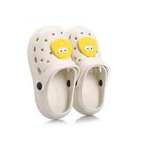 Madingos vandeniui atsparios šlepetės Vaikų sandalai Batai Vasarinės lauko šlepetės Minkštas padėklas Sodo batai Vidinis slaugos klumpės Sandalai 23-24(Inner 16cm) white