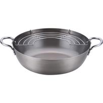 Wahei Freiz Made Iron Deep Fryer 24cm Tempura Pot Deep Fryer Tempura IH Compatible Gas Stove Compatible Made in Japan Chitose Tsubame-Sanjo CS-016
