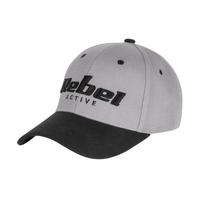 Rebel Active Baseball Cap, Light Gray, Size M