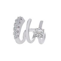 Ear Cuff Cartilage Clip Pearl Fashion Jewelry Clip Earrings Ear Bone Clip Zircon Ear Clip Women Earrings Korean Style