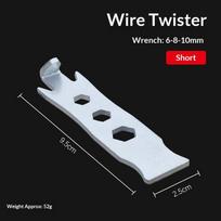 Galvanized Steel Wire Twisting Wrench High Hardness Labor Saving for Farm Fence Wire Tightening Repair A1