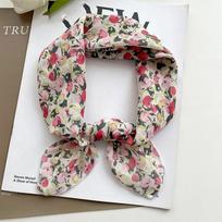 Scarves Bag Scarf Neck Decorative Bandanas Printed Scarf Square Scarf Hair Band Flower Silk Scarf K