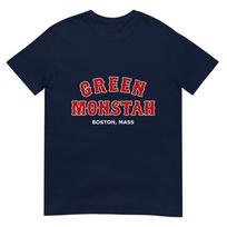 Green Monstah Funny Boston Mass New England Sports Gift Tshirt S