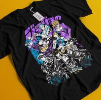 Jojos Bizarre Adventure Tshirt Anime Unisexga Graphic Design Shirt Tee All Size 3XL