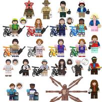 (24 vnt. „Stranger Things“) 24 vnt. „Stranger Things“ surinktų minifigūrėlių rinkinys, vaikų žaislai, konstruktoriai, tinkantys „Lego“