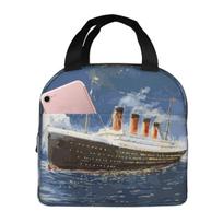 The Most Popular Ship Of All Times, Titanic. Insulated Lunch Bag for Kids School Cooler Thermal Food Box Tote  Lunch Boxes One Size