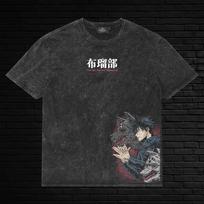 Megumi Fushiguro Ten Shadows Graphic Anime TShirt Men Unisex Casual Cotton Tee XL