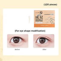 Eyelid Lift Strips Clear Shaping Big Eyes Lasting Invisible Natural Self-Adhesive Double Fold Eyelid Tape Sticker Makeup Tools oranžinė