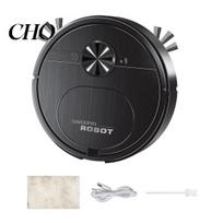 Robot Mop And Vacuum Combo Sweeping Slim Body Compact with Extended Brush Design Lazy Person Cleaning Cleaner USB Charging 3-in-1 for Household Floor juoda