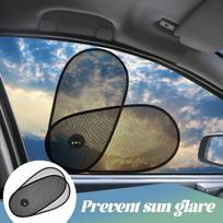 24-Piece 12 Sets Car Window Sun Shade Set, Adjustable Rotatable Side Window Sun Visor For Windshield, Fit Sun Protection