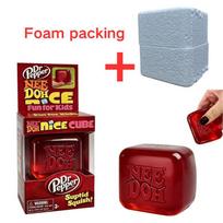 Dr Pepper x NeeDoh Malonus kubas Minkštas spaudžiamas Fidget kubas Streso mažinimas Nerimo mažinimas Sensorinis žaislas vaikams ir suaugusiems
