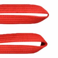 2PCS Reinforced Stitching Lifting Straps Cotton Cotton Lifting Straps Weight  Pull up Training raudona