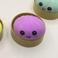 4 Colors Dumpling Squishy Stress Ball Anti-Stress Toy for Hands Sensory Relief Office Desk Toy Soft Plush Toys for Anxiety
