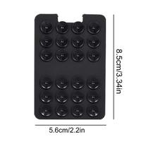 Adhesive  Silicone Suction Pad Card Holder For Mobile Phone Fixture Suction Cup Backed Adhesive Rubber Sucker Pad For Fixed Pad juoda
