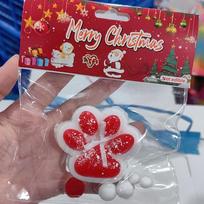 Christmas Style Squeeze Cat Paw Toys Fun Pinch Slow Rebound Cat Paw Decompression Toy TPR Soft Sticky Stress Relief Relax Toys
