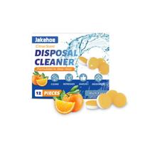 Drain Cleaner Tablets Deep Cleaning Clog Remover Deodorizer Citrus Fragrance Kitchen Sink Bathroom Pipe Powerful Formula 1box