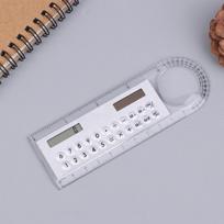 10cm Ruler Calculator Solar Card Mini Calculation Student Arithmetic Multifunctional Calculator Computer Digital Caliper sidabras