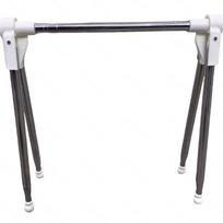 1pc Portable Folding Drying Rack, Extendable 13-28 Inch for Travel Camping, Compact Laundry Rack for Clothes, Metal Frame balta