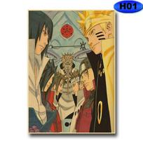 Naruto Anime plakatas Vintažinis Uzumaki Plakatai Baras Kavinė Namų dekoras Svetainės sienos lipdukai Menas Tapyba Ventiliatorių kolekcija Paveikslėlis 30x21cm