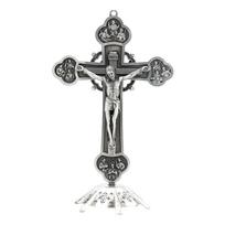 Metal Standing Crucifix , Desk Decor Figurines Statue Home 12 Apostles Statue Gifts Standing